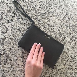 Kate spade black wristlet